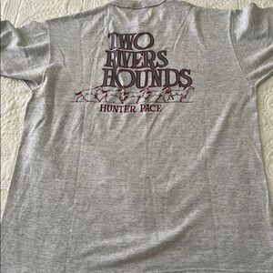 Vintage Two Rivers Hound tshirt  - L -  Made in USA single stitch
